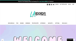 Desktop Screenshot of laapparelstore.com